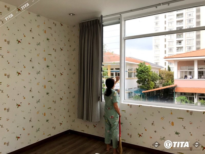Giấy dán tường hoạt hình ngộ nghĩnh cho phòng ngủ trẻ em