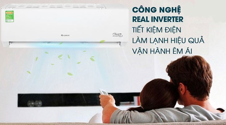 Máy lạnh Gree Inverter 1 HP GWC09PB-K3D0P4 minh họa dòng máy 9000 BTU
