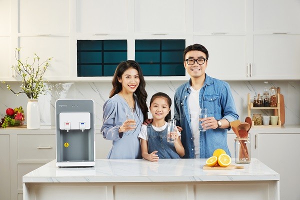 Máy lọc nước tích hợp nóng lạnh Fujihome WP507C thiết kế hiện đại