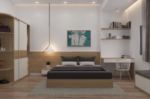 Hình ảnh tham khảo về bộ nội thất phòng ngủ giúp dự trù chi phí