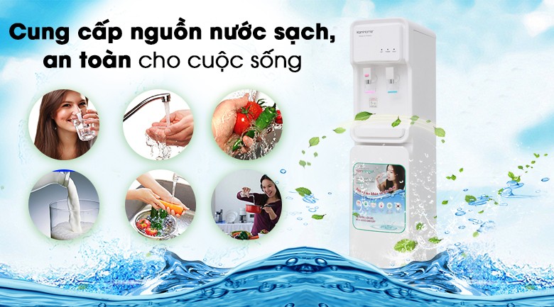 Máy lọc nước nóng lạnh Korihome WPK-813 mang đến nguồn nước sạch tinh khiết