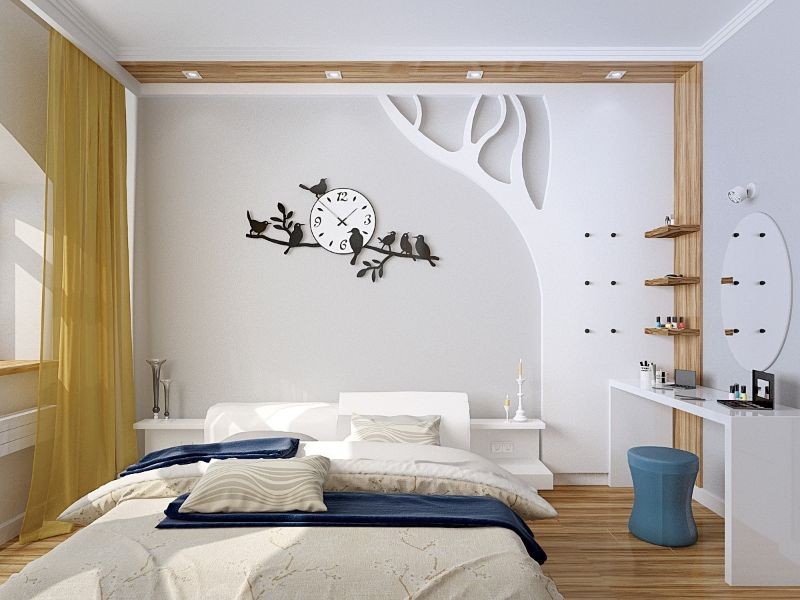 Ý tưởng làm đồ decor phòng ngủ bằng giấy dán tường độc đáo