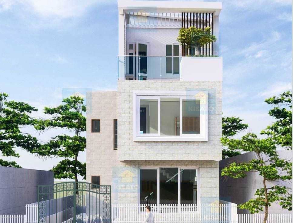 Mẫu biệt thự hiện đại với thiết kế phòng khách bếp phòng ngủ đồng bộ