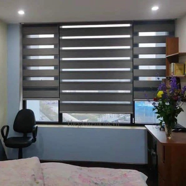 Hình ảnh rèm cầu vồng tiện lợi cho cửa sổ phòng ngủ
