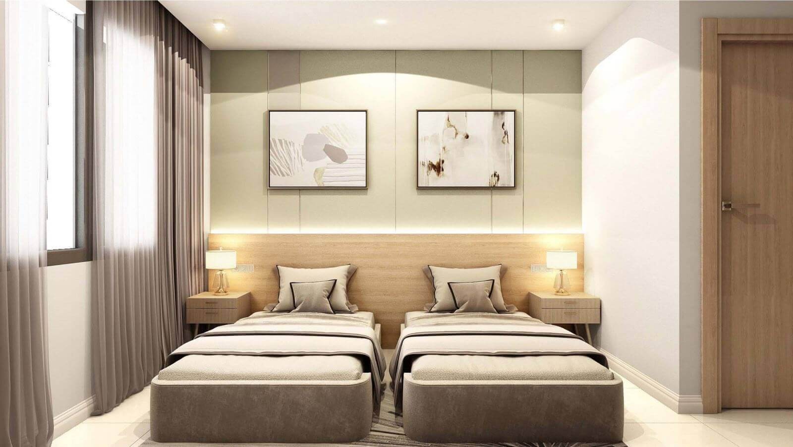 Trang trí phòng ngủ đôi ấn tượng cho không gian nghỉ ngơi chung