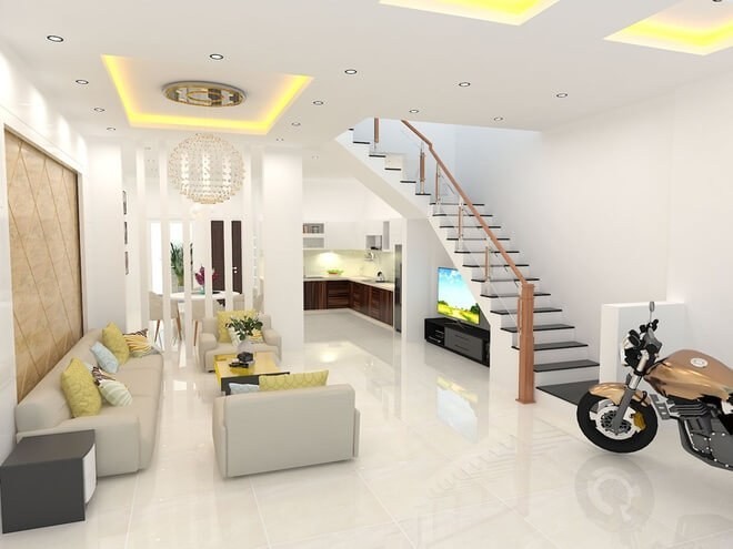 La phông đơn giản theo phong cách tối giản