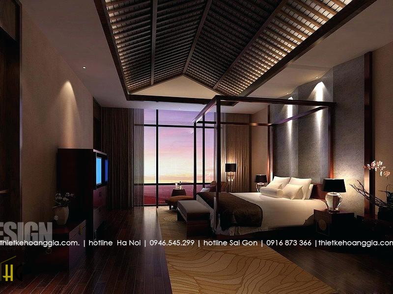 Giường ngủ thiết kế độc đáo trong phòng khách sạn