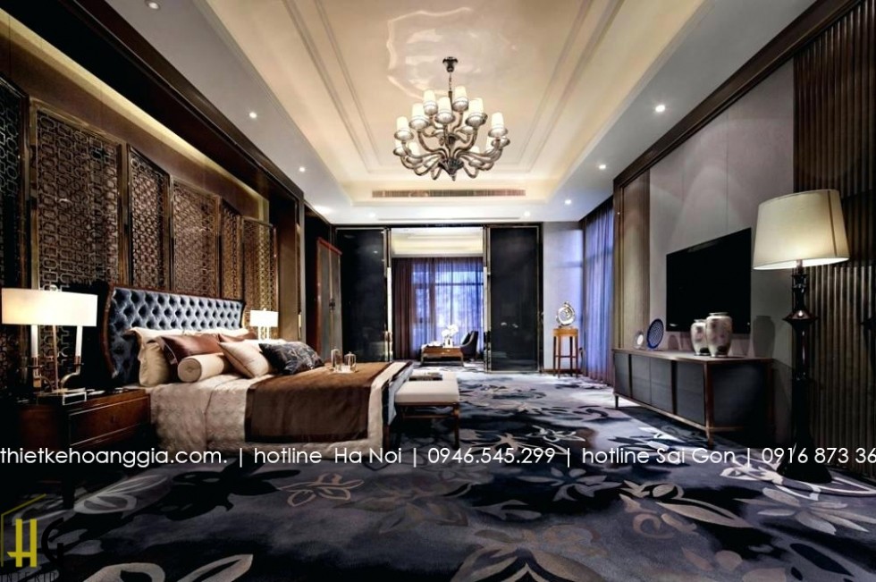 Phòng ngủ khách sạn sang trọng dành cho giới thượng lưu