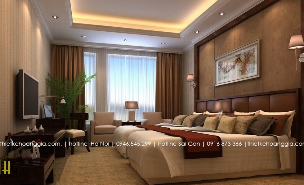 Thiết kế nội thất hiện đại với đường nét dứt khoát
