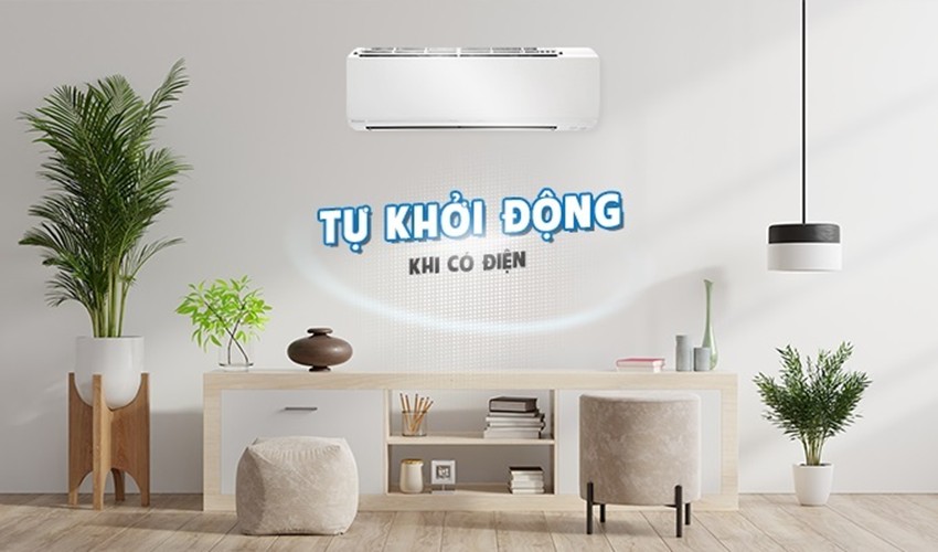 Chức năng tự khởi động lại của máy lạnh Inverter 1.5 HP