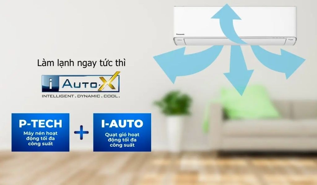 Một model máy lạnh thuộc các dòng Panasonic Inverter