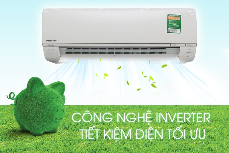 Công nghệ Inverter trên máy lạnh Panasonic 1HP tiết kiệm điện