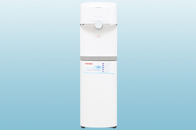 máy lọc nước nóng lạnh toshiba twp w1643sv thiết kế đơn giản trang nhã