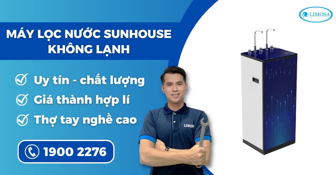 Máy lọc nước Sunhouse gặp vấn đề không làm lạnh