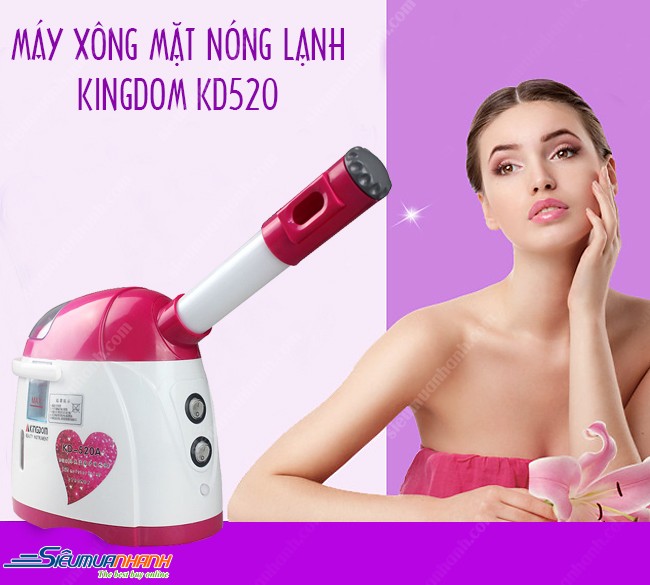 Máy xông mặt nóng lạnh Kingdom KD520A toàn cảnh