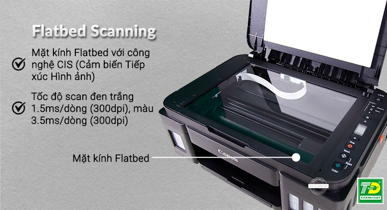 Máy in Canon G2010 với chức năng scan và copy