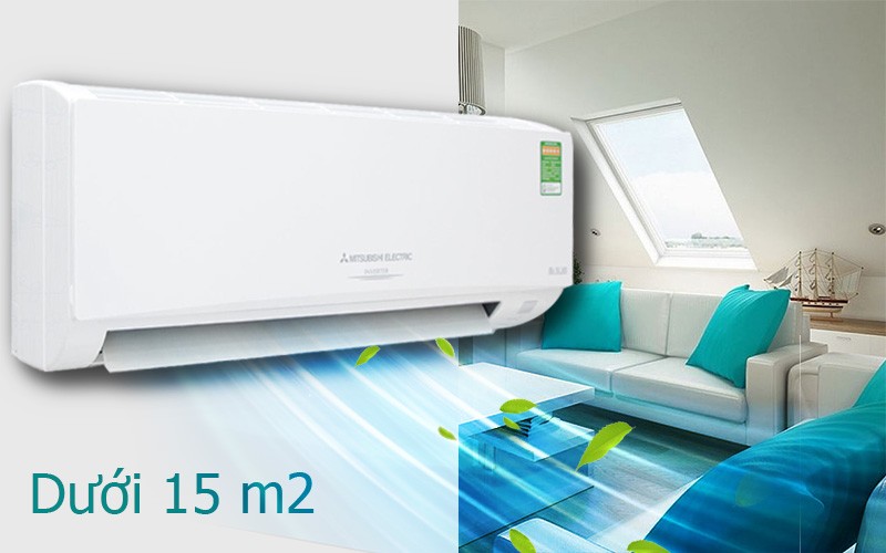 Máy lạnh Mitsubishi Electric Inverter 1 HP MSY-GH10VA thiết kế tối giản, phù hợp không gian nhỏ