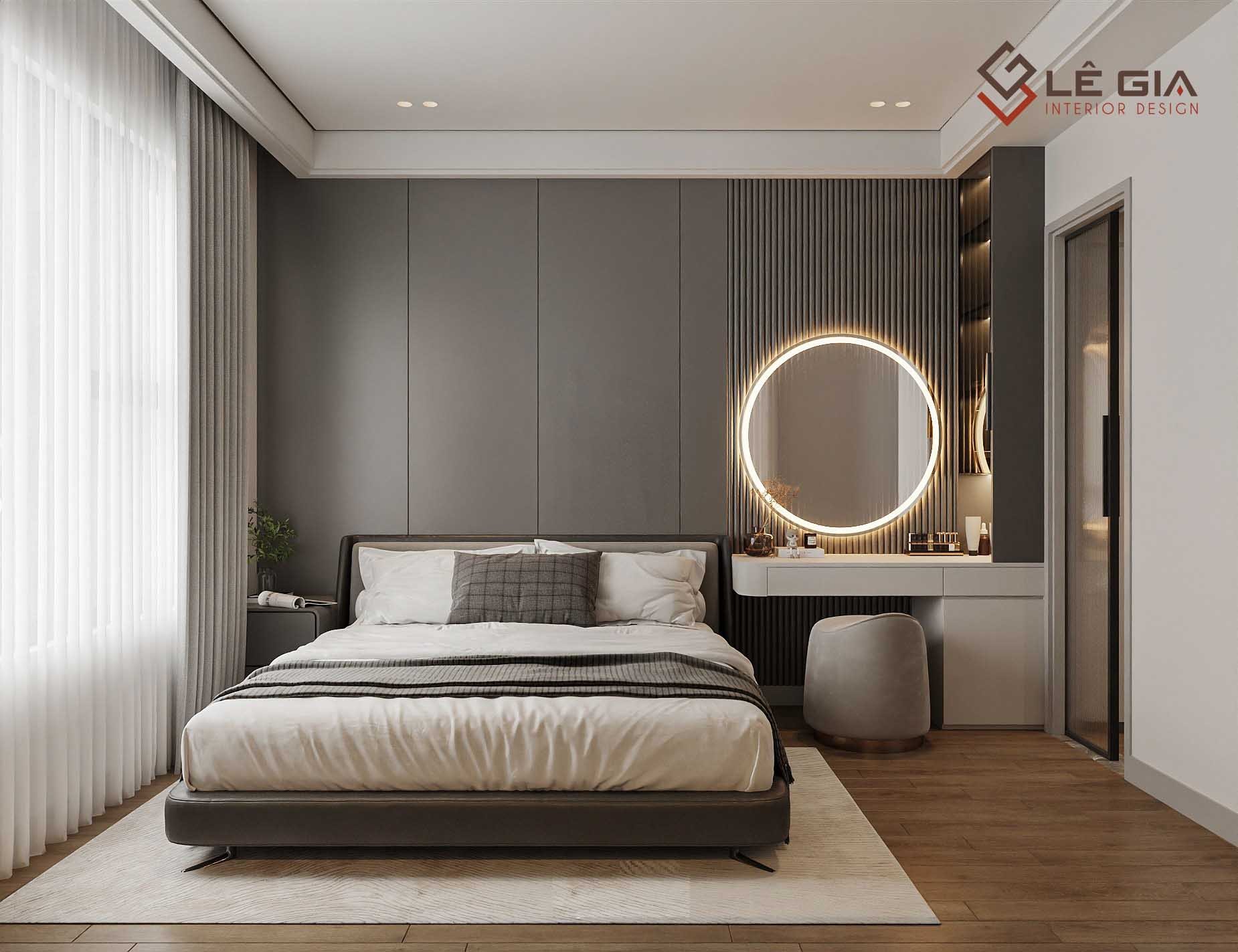 Bộ giường tủ phòng ngủ gỗ công nghiệp LG-BPN626 phong cách hiện đại