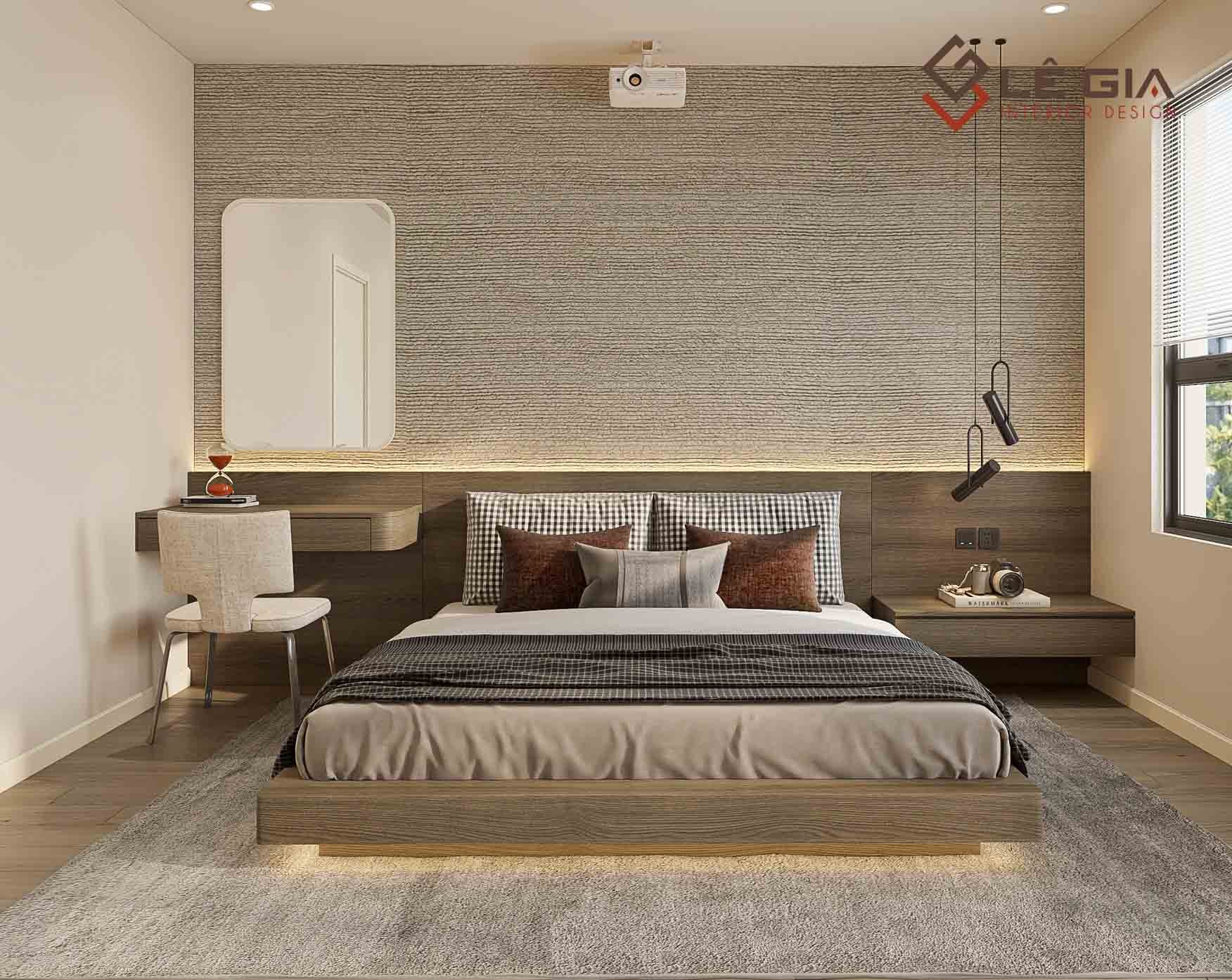 Tủ quần áo hiện đại trong bộ nội thất phòng ngủ