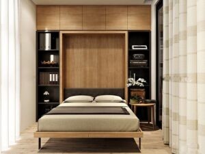 Cách bố trí tủ quần áo hiệu quả trong phòng ngủ 8 mét vuông