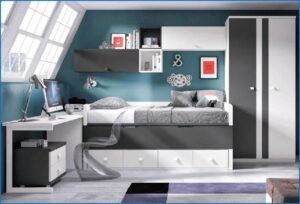 Thiết kế phòng ngủ 8 mét vuông đẹp với cửa sổ lớn lấy sáng