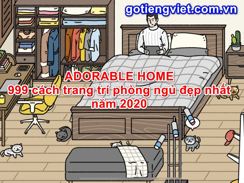 Mẫu trang trí phòng ngủ đẹp trong game Adorable Home