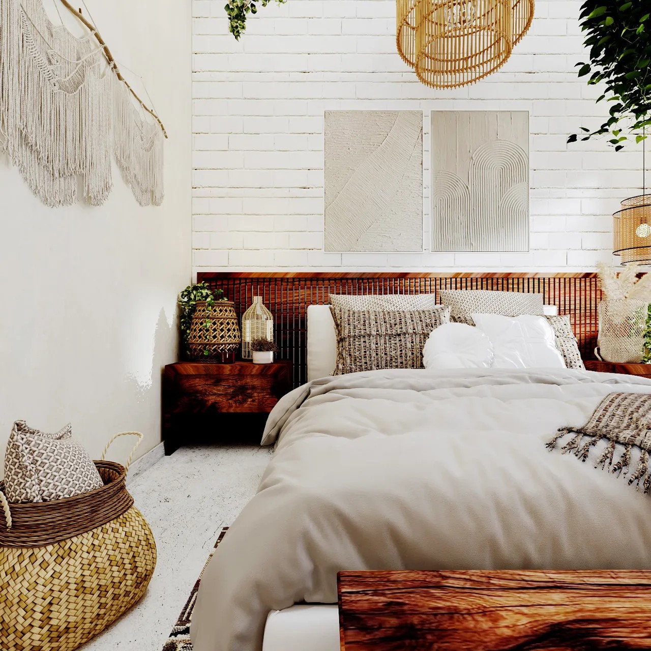 Mẫu phòng ngủ phong cách bohemian cho bé gái cá tính 15 tuổi