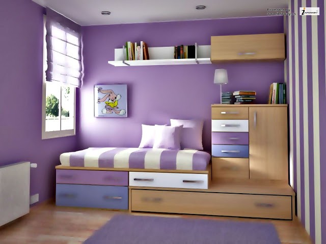 Phòng ngủ bé gái sang trọng với tông màu tím pastel và nội thất phong cách cổ điển nhẹ nhàng