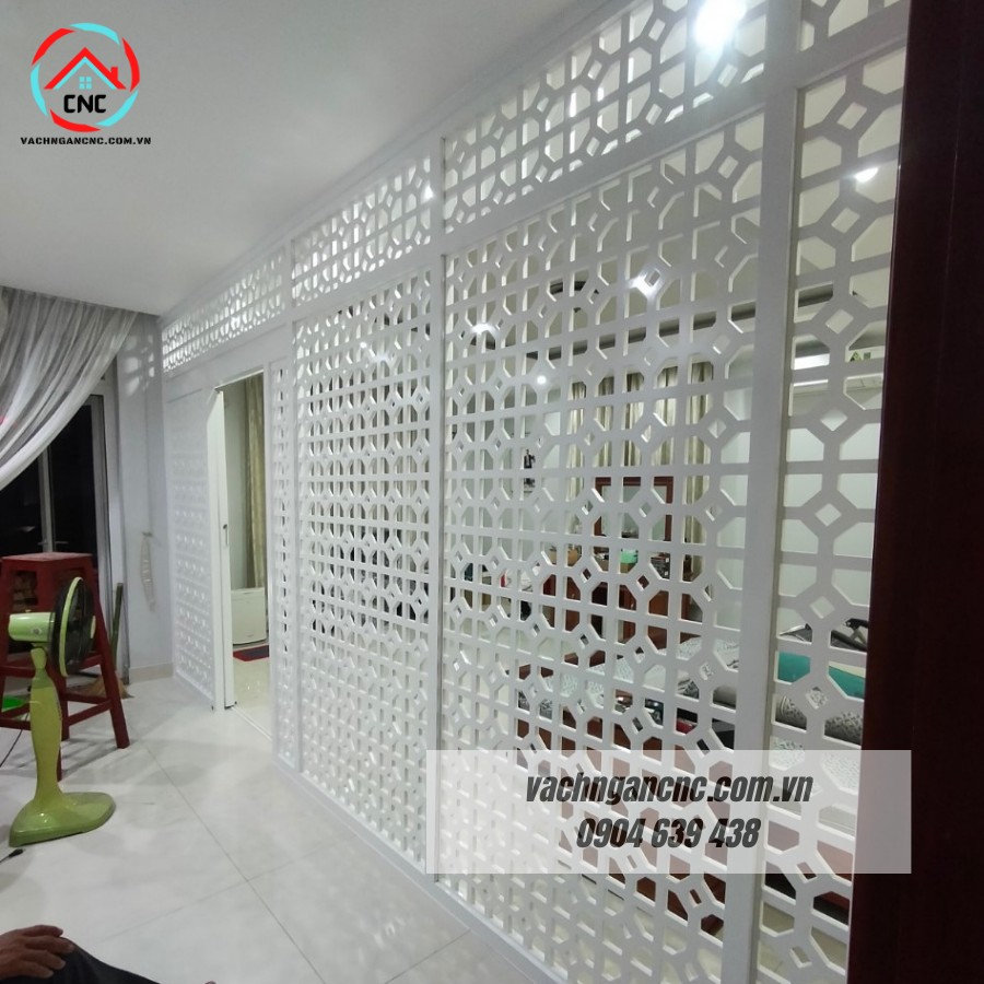 Mẫu vách ngăn kính trượt thẩm mỹ