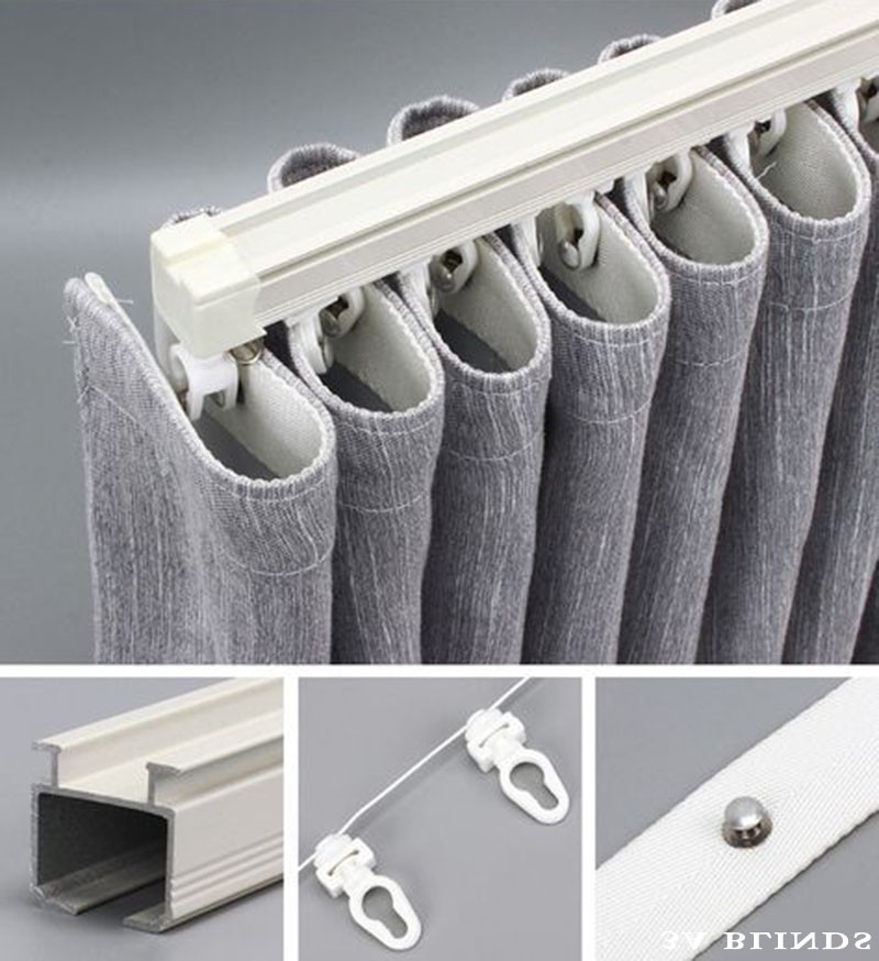 Bộ màn vải được may định hình sóng đẹp cho phòng ngủ