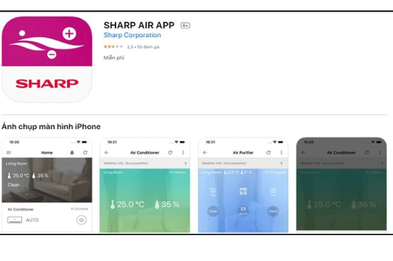 sharp air app