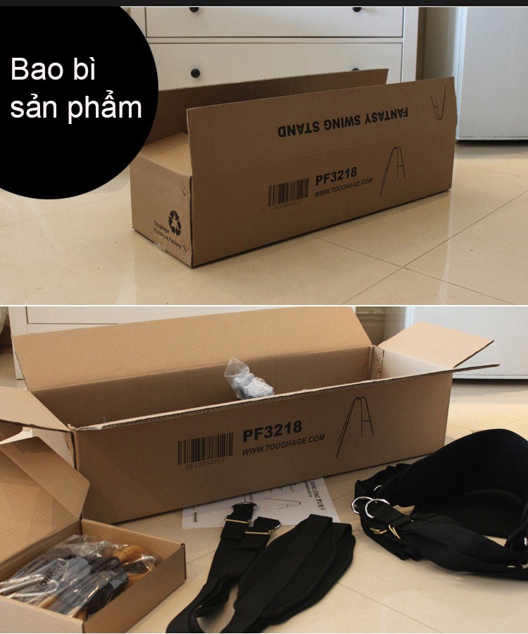 Phụ kiện trong phòng ngủ: Khung kim loại hoàn chỉnh
