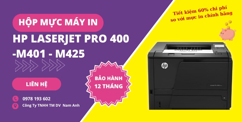 Hộp mực in máy in HP cho LaserJet Pro 400 M401 M425