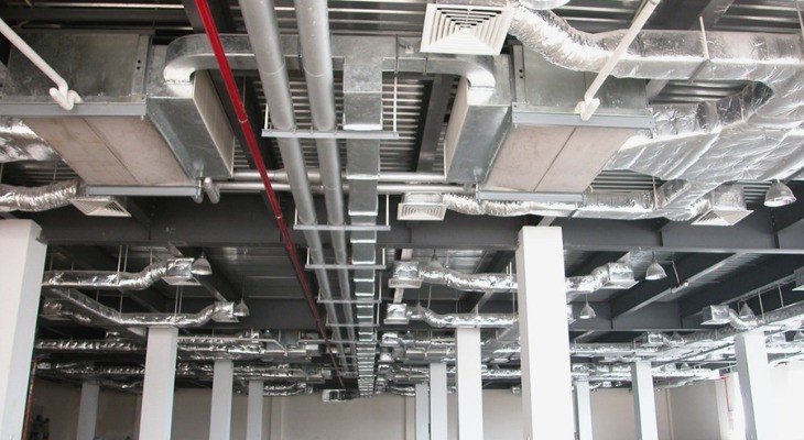Phối cảnh tòa nhà lớn sử dụng hệ thống điều hòa trung tâm VRV/VRF