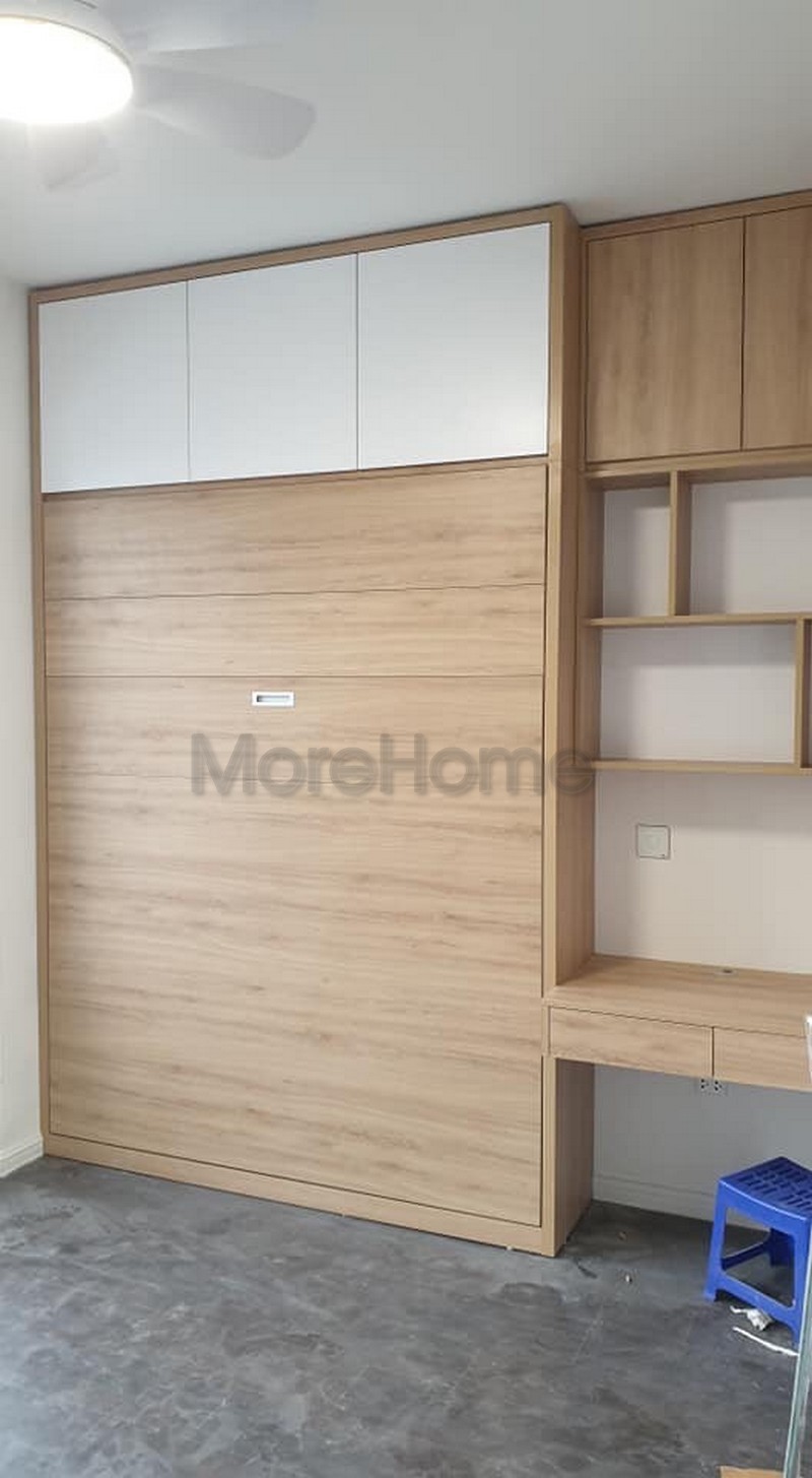 Giường thông minh tích hợp tủ cho phòng ngủ nhỏ