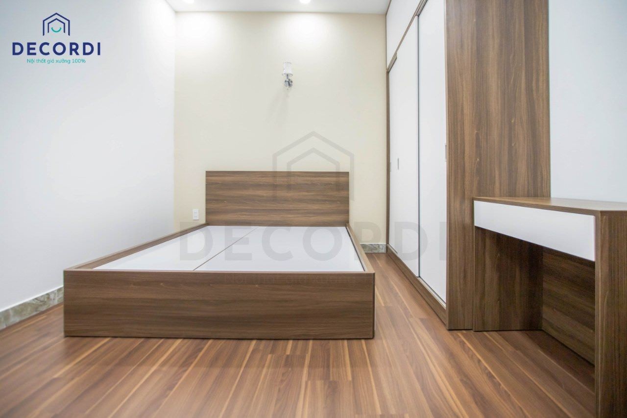 Nội thất phòng ngủ chung cư đẹp giá rẻ với tông màu sáng