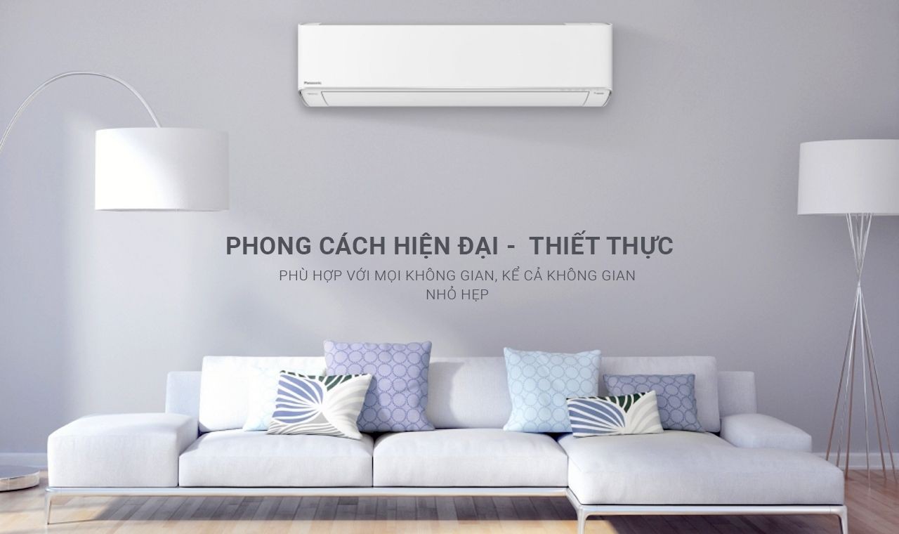 Thiết kế hiện đại của máy lạnh Panasonic Inverter