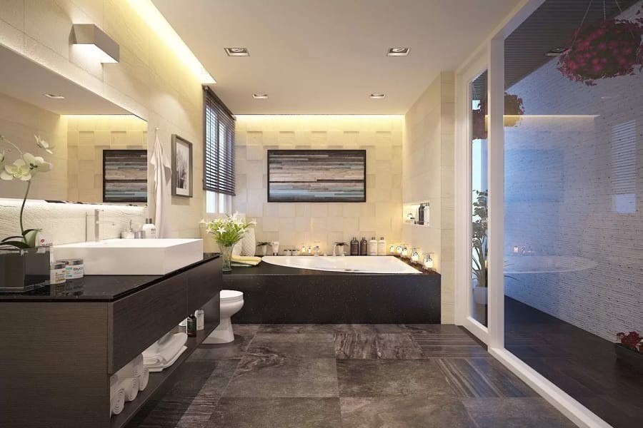 Vật dụng và tiện nghi nhà tắm chuẩn 5 sao