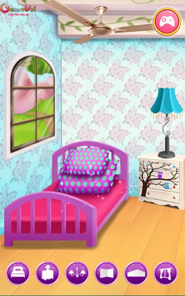 Game trang trí phòng Elsa 4 Seasons House Design