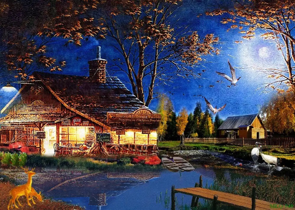 Điểm nhấn nghệ thuật trên tường phòng ngủ bằng giấy dán tường hình vẽ phác thảo
