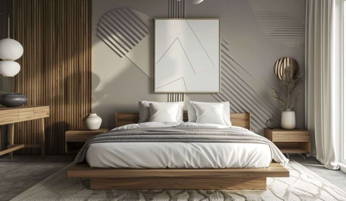 Sử dụng giấy dán tường phòng ngủ giúp căn phòng được sinh động hơn