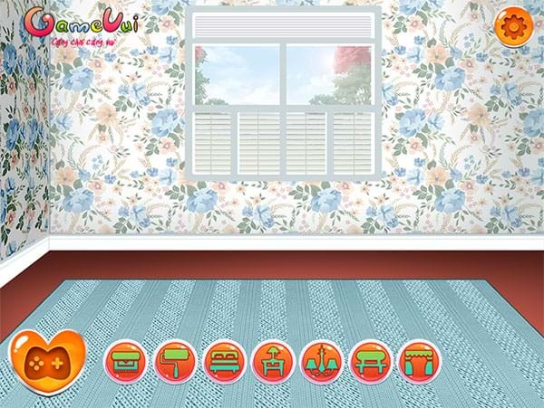 Giao diện game trang trí phòng ngủ My Perfect Bedroom Decor