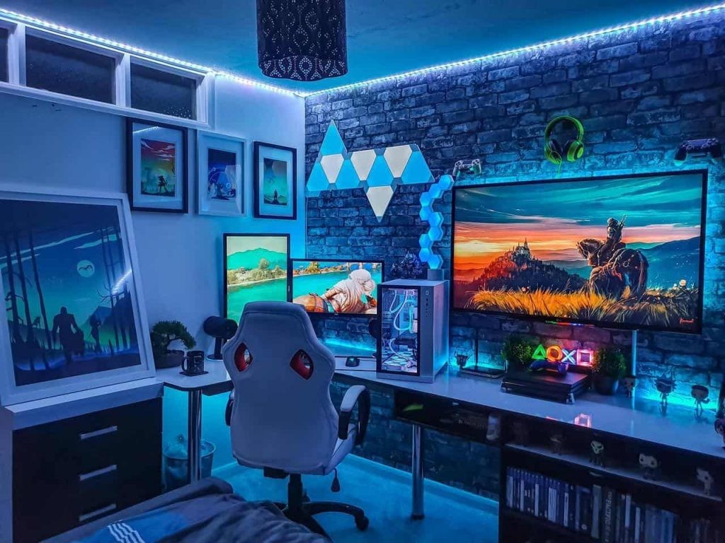 Tranh treo tường trang trí phòng ngủ gaming