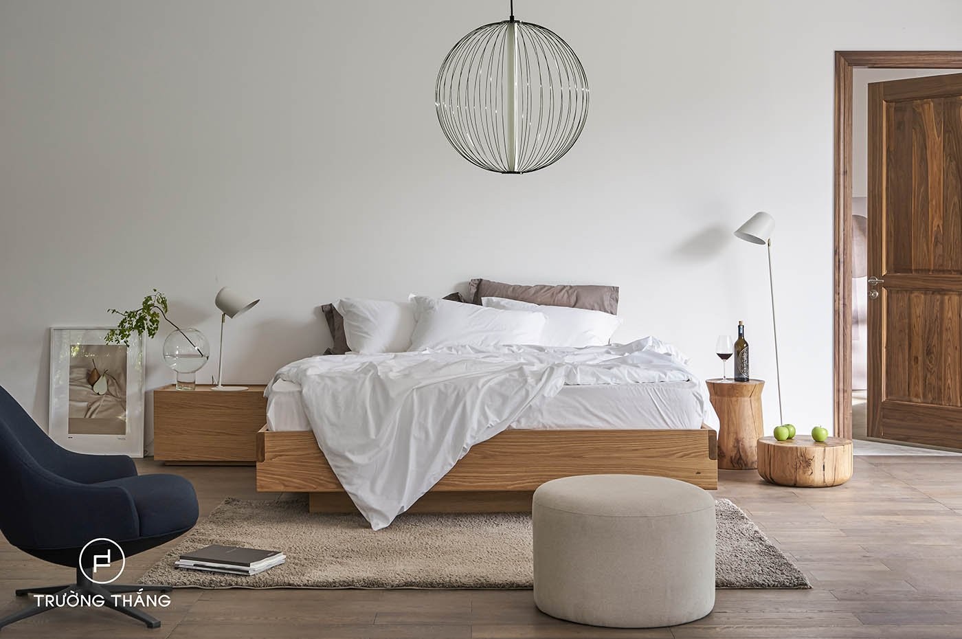 Trọn bộ nội thất phòng ngủ gỗ đẹp tại TPHCM