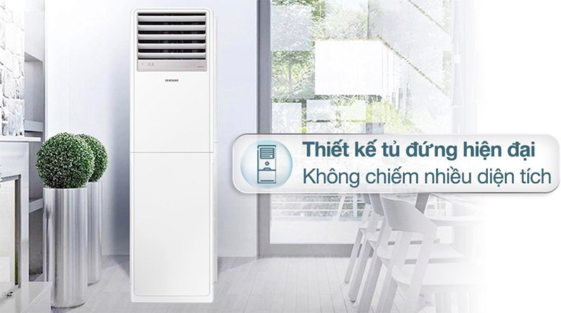Máy lạnh tủ đứng Samsung 5HP thiết kế hiện đại