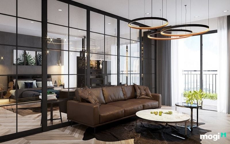 Ưu điểm của vật liệu kính cường lực làm vách ngăn