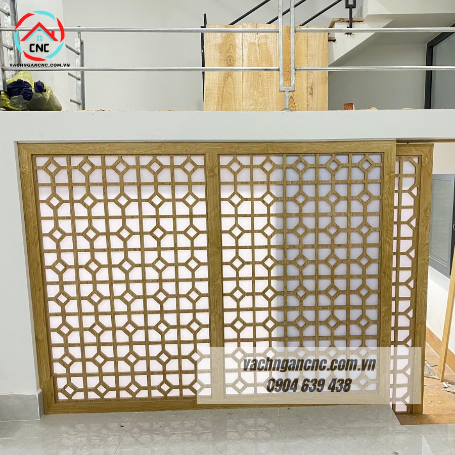 Cửa trượt gỗ hiện đại trong không gian sống