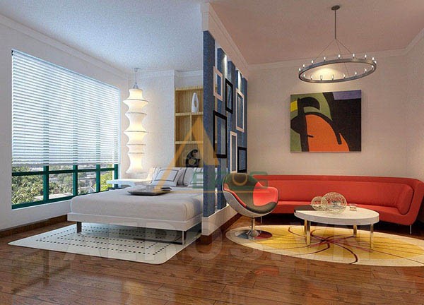 Vách ngăn phòng ngủ đa năng dạng cửa trượt