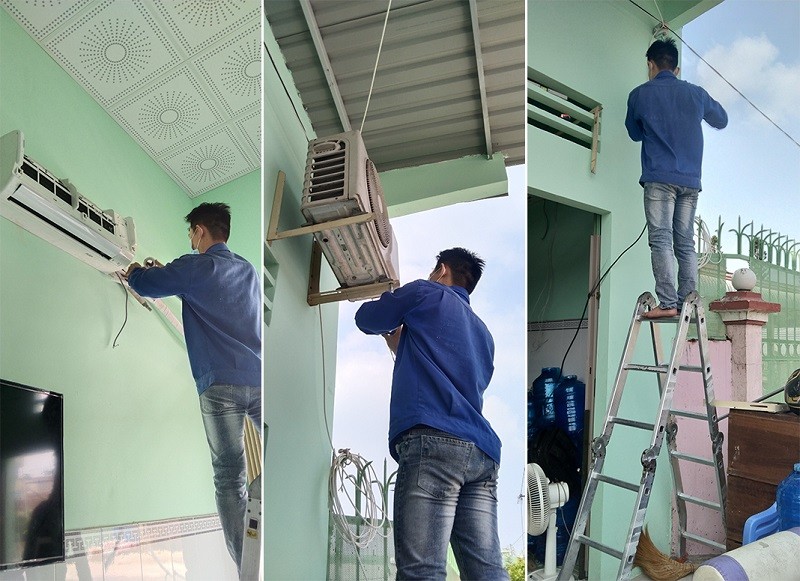 Vệ sinh máy lạnh tại Dĩ An Bình Dương chuyên nghiệp