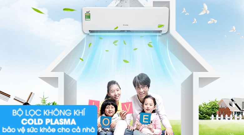 Bộ lọc Cold Plasma mang lại không khí sạch cho máy lạnh Gree GWC12BC